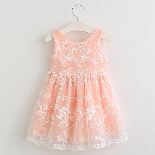 Bear Leader Girls Dress 2017 New Summer Cute Dresses Lace Ball Grown Dress Fashion Print Children Clothing Kids Clothes 3-7Y