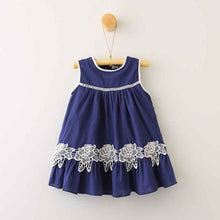 Bear Leader Girls Cotton Dress 2017 New Summer Children Clothing Embroidery Dress Puffer Ball O-neck Korean Dress Kids Clothes