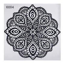 NEW  Mandala Yoga Decal Vinyl Sticker Flower Murals Buddhist Art Deco Wall Stickers 57cmx56cm for Home Decoration hot