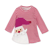Toddler Kids Baby Girls dress Deer Striped Princess Dress Christmas girls clothing Outfits Clothes drop shipping